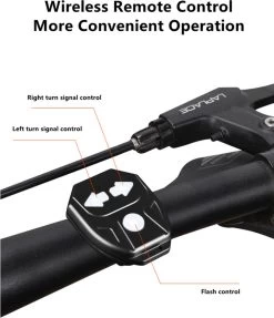 GoShops FY-1820 - Richtingaanwijzer Fiets - Knipperlichting - Fietsverlichting - LED - USB Oplaadbaar - Waterbestendig - Afstandsbediening - Draadloos - Verstelbaar - Achterlicht Fiets -Fietsenwinkel 1031x1200