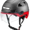 Vito E-Light Speed Pedelec Helm Met Vizier Zwart Rood S/M 55/58cm | Snorfiets Helm Snorscooter | Geschikt Voor Helmplicht -Fietsenwinkel 1032x1200