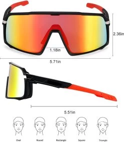 DOWO® - Fietsbrillen - Sportbrillen - Professionele Fietsbril - Lichtgewicht Racefiets -Fietsenwinkel 1047x1200 1