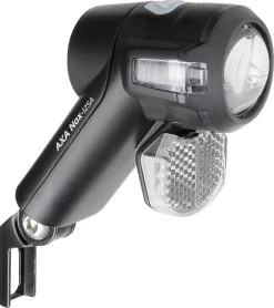AXA Nox Sport 12 Lux - Fietslamp Voorlicht - LED Koplamp - Fietsverlichting Op Batterij - Zwart