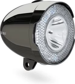 AXA 706 15 Lux - Fietslamp Voorlicht - LED Koplamp - Fietsverlichting Op Batterij - Chrome