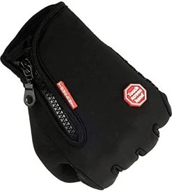 Fietshandschoenen Winter - Handschoenen - Sport Handschoenen Met Rits - Touchscreen Telefoon - Anti Slip Gloves - Heren / Dames - Maat S - Zwart - Kerst Cadeautje -Fietsenwinkel 1076x1200 5