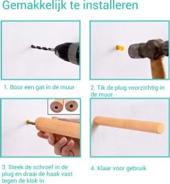 Fiets Ophangsysteem Van Massief Beukenhout | 2 Stuks | 32cm | Ophangbeugel | Muurbeugel Fiets | &ERGY -Fietsenwinkel 1108x1200 1