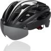 Rebela | Fietshelm | Helm | Hoofdbescherming | Sport Lights Matt Zwart- Wit | Heren-Dames | Medium 54/62cm -Fietsenwinkel 1126x1200