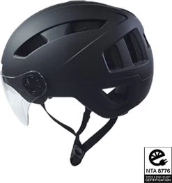 Lightyourbike ROADSTER ® Speed Pedelec Helm Met Vizier & Verlichting - NTA 8776 - Helm Snorscooter - Helm Speed Pedelec - Zwart 12 Lightyourbike ROADSTER ® Speed Pedelec Helm Met Vizier & Verlichting - NTA 8776 - Helm Snorscooter - Helm Speed Pedelec - Zwart -Fietsenwinkel 1129x1200