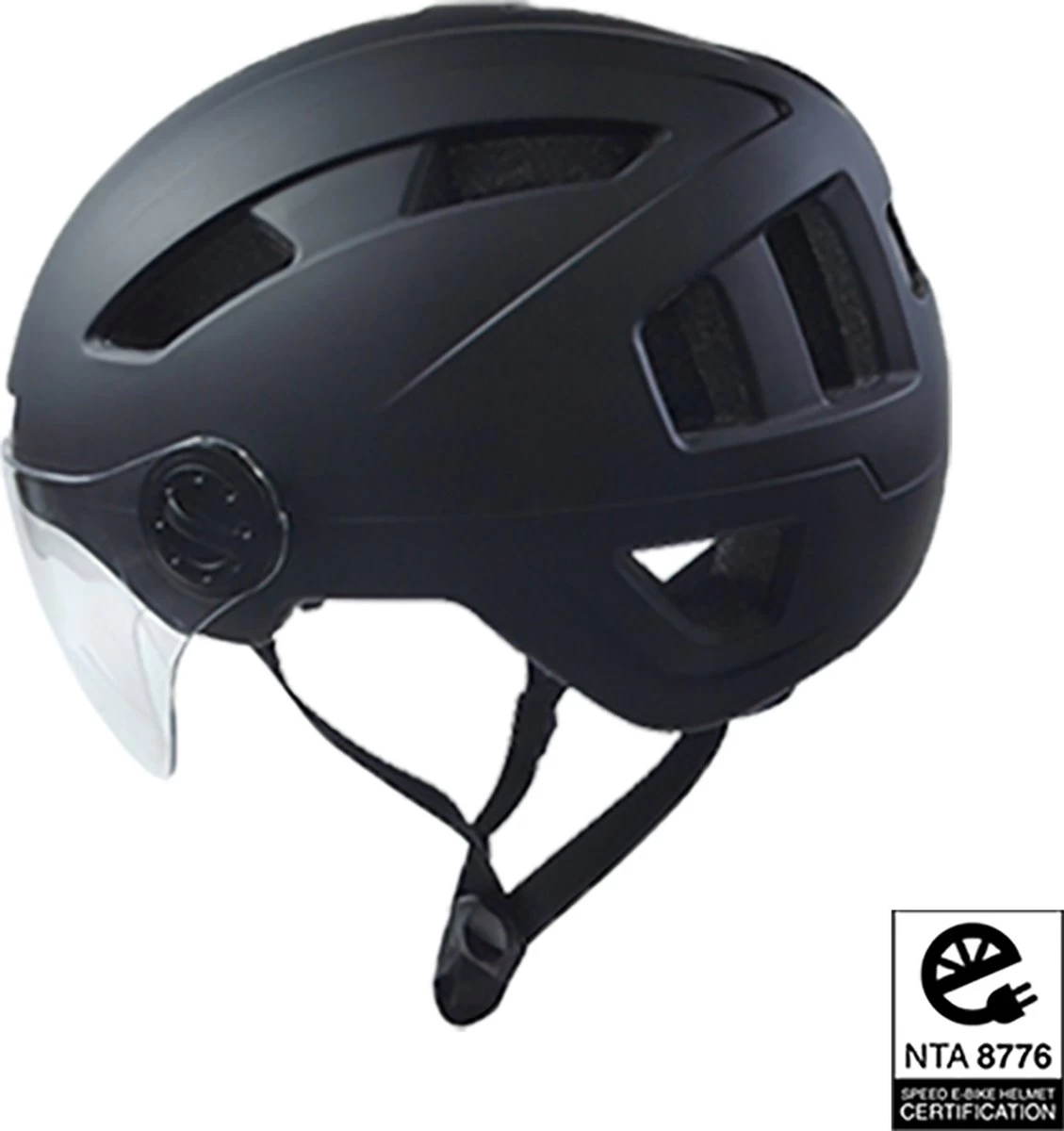 Lightyourbike ROADSTER ® Speed Pedelec Helm Met Vizier & Verlichting - NTA 8776 - Helm Snorscooter - Helm Speed Pedelec - Zwart 5 Lightyourbike ROADSTER ® Speed Pedelec Helm Met Vizier & Verlichting - NTA 8776 - Helm Snorscooter - Helm Speed Pedelec - Zwart - Afbeelding 3