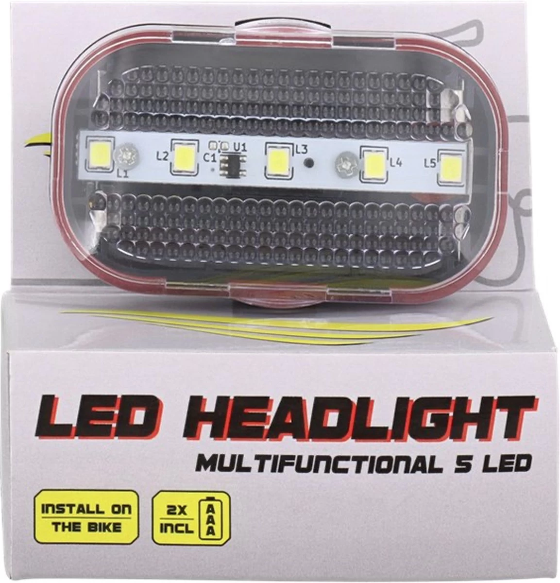 Dresco - Fietsverlichtingsset - Classic - LED - Zwart 6 Dresco - Fietsverlichtingsset - Classic - LED - Zwart - Afbeelding 4