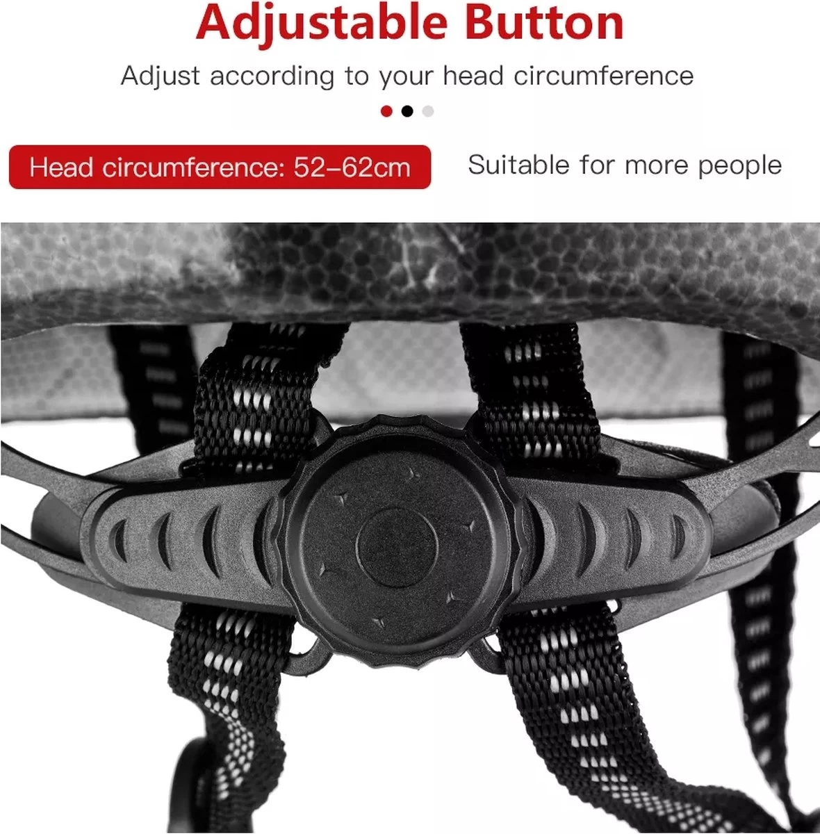 Zacro Fietshelm - Met Bril En Waarschuwingslampje - Nacht Veiligheidshelmen Fietshelm - Verstelbaar - Voor Volwassenen, MTB, Stadsfietsen - Rood En Zwart 4 Zacro Fietshelm - Met Bril En Waarschuwingslampje - Nacht Veiligheidshelmen Fietshelm - Verstelbaar - Voor Volwassenen, MTB, Stadsfietsen - Rood En Zwart - Afbeelding 2