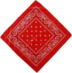 *** Boerenzakdoek Rood - Classic Zakdoek – Bandana Rood - Sport&Spel - Van Heble® *** -Fietsenwinkel 1194x1200