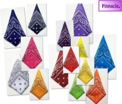 Finnacle - Hip Hop Bandana 100% Katoen Bandana Rood Vierkante Sjaal 50cm * 50cm Hoofdband Boerenzakdoek Voor Vrouwen/Mannen/Jongens/Meisjes 28 Finnacle - Hip Hop Bandana 100% Katoen Bandana Rood Vierkante Sjaal 50cm * 50cm Hoofdband Boerenzakdoek Voor Vrouwen/Mannen/Jongens/Meisjes -Fietsenwinkel 1200x1027