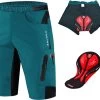 Merkloos Mountainbike Broek - MTB Broek - Short - Blauw - Fietsbroek & Onderbroek Met Zeem - Maat XL -Fietsenwinkel 1200x1032