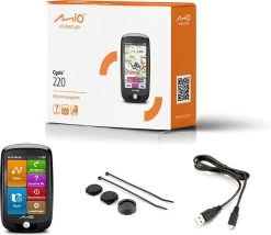 Mio Cyclo 220 Fietscomputer - Fietsnavigatie - Zwart -Fietsenwinkel 1200x1042