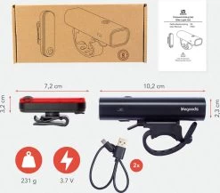 LifeGoods LED Fietsverlichting Set - Voorlicht En Achterlicht - USB Oplaadbaar - Zwart -Fietsenwinkel 1200x1053 1