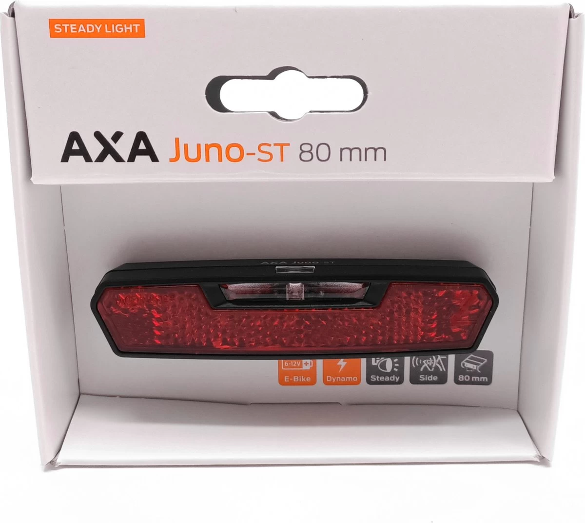 AXA Juno Battery - Fiets Achterlicht - LED Fietsverlichting Op Batterij - Auto Off Systeem - 80 Mm - Rood 9 AXA Juno Battery - Fiets Achterlicht - LED Fietsverlichting Op Batterij - Auto Off Systeem - 80 Mm - Rood - Afbeelding 7