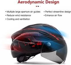 Zacro Fietshelm - Met Bril En Waarschuwingslampje - Nacht Veiligheidshelmen Fietshelm - Verstelbaar - Voor Volwassenen, MTB, Stadsfietsen - Rood En Zwart 15 Zacro Fietshelm - Met Bril En Waarschuwingslampje - Nacht Veiligheidshelmen Fietshelm - Verstelbaar - Voor Volwassenen, MTB, Stadsfietsen - Rood En Zwart -Fietsenwinkel 1200x1089 1