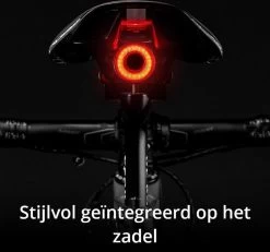 Rockbros Fietsachterlicht - Fietslamp - Fietsverlichting - Remlicht - Smart - USB - Multifunctioneel - Fietsremlicht - LED - Indicator -Fietsenwinkel 1200x1124