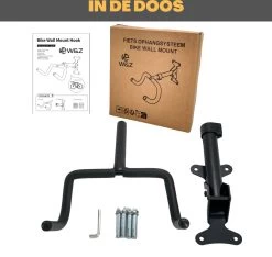 W&Z WallMount Fietsdrager - Ophangbeugel - Muurbeugel Fiets - Fietsbeugel - Opbergbeugel - Fiets Ophangsysteem -Fietsenwinkel 1200x1138 5