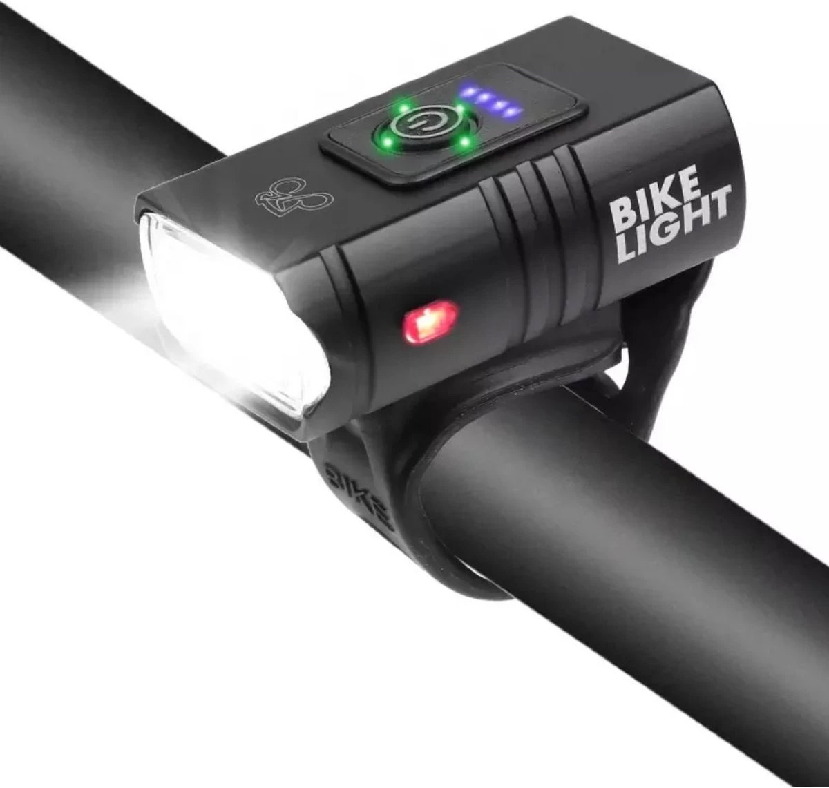 Fietslamp LED, Fietslicht, Fietsverlichting, Racefiets, Voorlicht, Oplaadbaar, Micro USB, Verstelbaar, Zwart 3 Fietslamp LED, Fietslicht, Fietsverlichting, Racefiets, Voorlicht, Oplaadbaar, Micro USB, Verstelbaar, Zwart