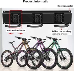 SODEAL Fiets Ophangsysteem - Fietshaak - Fiets Ophangbeugel - Muurbeugel Fiets - Fietsenrek - Fietsbeugel - Mountainbike -Fietsenwinkel 1200x1142 4