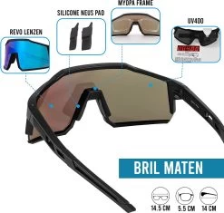 Fietsbril Sportbril Voor Heren En Dames Wielren En Racefiets Bril -Fietsenwinkel 1200x1144