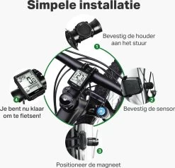 Vivid Green Draadloze Fietscomputer Snelheidsmeter - Mountainbike - Kilometerteller - Fiets Accessoires - Racefiets - Draadloos 13 Vivid Green Draadloze Fietscomputer Snelheidsmeter - Mountainbike - Kilometerteller - Fiets Accessoires - Racefiets - Draadloos -Fietsenwinkel 1200x1156 1