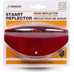 Benson Achterlicht / Staartreflector - Voor Fiets - 3x LED - Universeel - Batterijachterlicht Met Reflector -Fietsenwinkel 1200x1162 1
