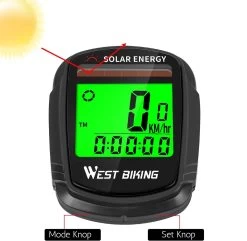 Draadloze Verlichte Fietscomputer - USB Oplaadbaar- Op Zonne- Energie - Kilometerteller - Klok - Calorie Teller - Snelheidsmeter - Auto Wake - IPX7 Waterdicht - 5 Talen - Met Verlichte LCD Display - Multifunctioneel - Inclusief Sensor - Zwart 12 Draadloze Verlichte Fietscomputer - USB Oplaadbaar- Op Zonne- Energie - Kilometerteller - Klok - Calorie Teller - Snelheidsmeter - Auto Wake - IPX7 Waterdicht - 5 Talen - Met Verlichte LCD Display - Multifunctioneel - Inclusief Sensor - Zwart -Fietsenwinkel 1200x1171 3