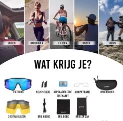 Fietsbril Sportbril Voor Heren En Dames Wielren En Racefiets Bril -Fietsenwinkel 1200x1181