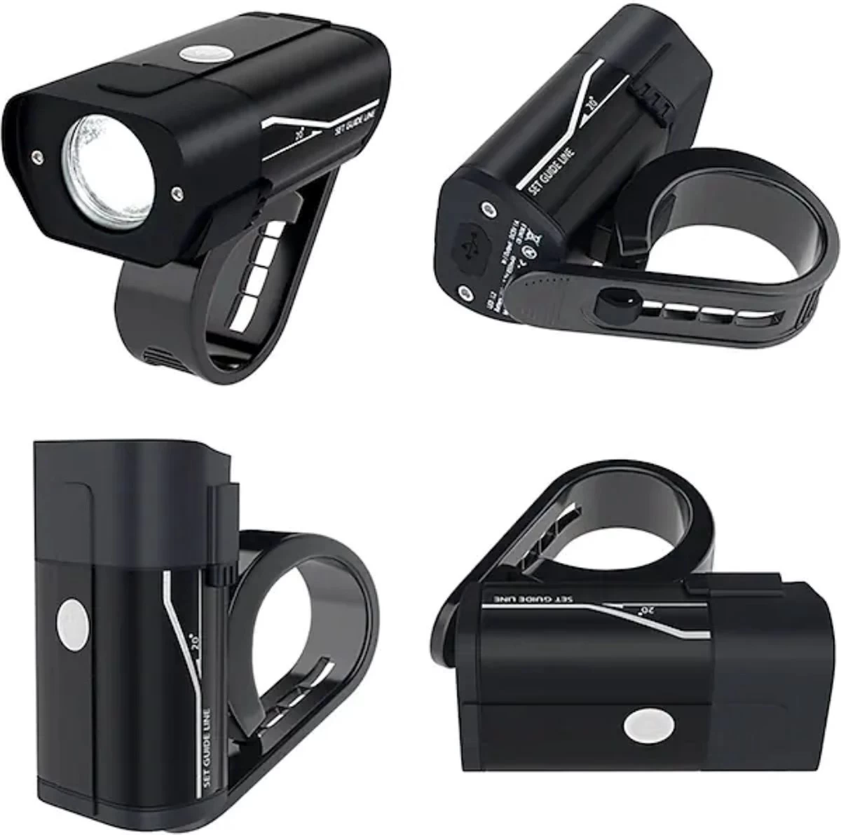 Lovnix - Oplaadbare Fietslamp LED Verlichting Set - USB Oplaadbaar - Fietslicht Met LED Lamp - Voor- En- Achter Licht - Regenbestendig - Geschikt Voor Mountainbike Fietsen Wandelen Speleologie 9 Lovnix - Oplaadbare Fietslamp LED Verlichting Set - USB Oplaadbaar - Fietslicht Met LED Lamp - Voor- En- Achter Licht - Regenbestendig - Geschikt Voor Mountainbike Fietsen Wandelen Speleologie - Afbeelding 7