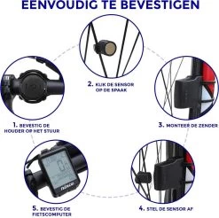 Nince Draadloze Fietscomputer Van Hoge Kwaliteit 2022 Model - Fiets Computer Draadloos Waterdicht -Fietsenwinkel 1200x1196 9