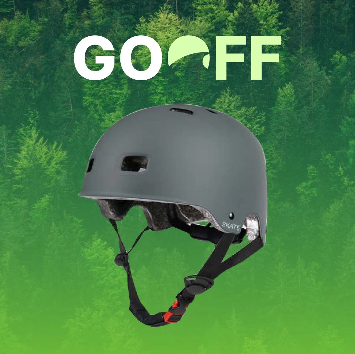 GOOFF® Skate Snorscooter Helm | Brede Pasvorm | 14x Ventilatie | Matgrijs | Lichtgewicht (L) 11 GOOFF® Skate Snorscooter Helm | Brede Pasvorm | 14x Ventilatie | Matgrijs | Lichtgewicht (L) - Afbeelding 9