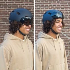 GOOFF® PILOT 3 In 1 Snorscooterhelm Met Afneembaar Vizier - Matzwart - Lichtgewicht Snorfiets Helm - NTA Gecertificeerd Speed Pedelec Helm - Geschikt Voor Blauw Kenteken Snorscooter En Snorfiets - Maat M - Voor Vrouwen En Mannen 31 GOOFF® PILOT 3 In 1 Snorscooterhelm Met Afneembaar Vizier - Matzwart - Lichtgewicht Snorfiets Helm - NTA Gecertificeerd Speed Pedelec Helm - Geschikt Voor Blauw Kenteken Snorscooter En Snorfiets - Maat M - Voor Vrouwen En Mannen -Fietsenwinkel 1200x1200 13