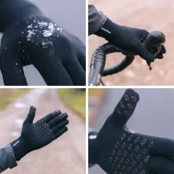 GripGrab - Waterproof Knitted Thermo Fietshandschoenen Regen Handschoenen - Zwart - Unisex - Maat M/L -Fietsenwinkel 1200x1200 144