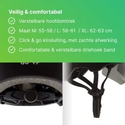 GOOFF® PILOT 3 In 1 Snorscooterhelm Met Afneembaar Vizier - Matzwart - Lichtgewicht Snorfiets Helm - NTA Gecertificeerd Speed Pedelec Helm - Geschikt Voor Blauw Kenteken Snorscooter En Snorfiets - Maat L - Voor Vrouwen En Mannen -Fietsenwinkel 1200x1200 160