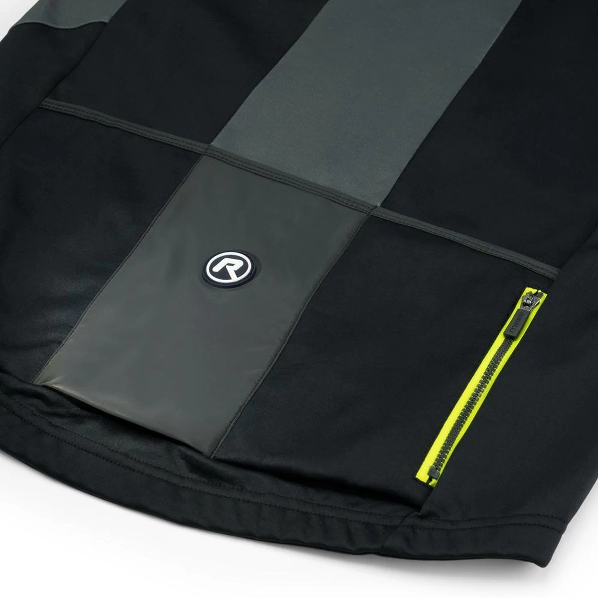 Rogelli Brave Winterjack - Fietsjack - Zwart/Grijs/Fluor - Heren - Maat L 4 Rogelli Brave Winterjack - Fietsjack - Zwart/Grijs/Fluor - Heren - Maat L - Afbeelding 2