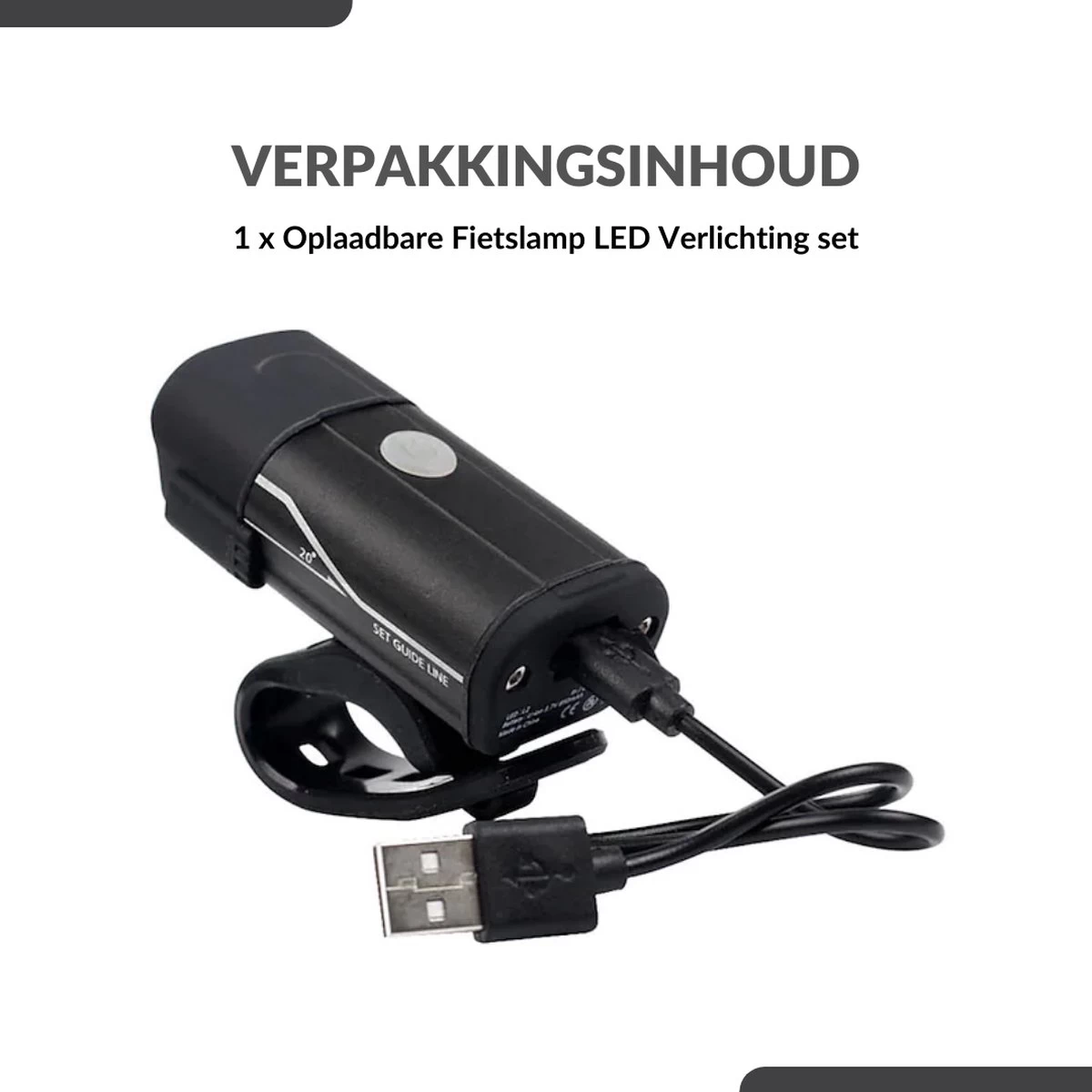 Lovnix - Oplaadbare Fietslamp LED Verlichting Set - USB Oplaadbaar - Fietslicht Met LED Lamp - Voor- En- Achter Licht - Regenbestendig - Geschikt Voor Mountainbike Fietsen Wandelen Speleologie 12 Lovnix - Oplaadbare Fietslamp LED Verlichting Set - USB Oplaadbaar - Fietslicht Met LED Lamp - Voor- En- Achter Licht - Regenbestendig - Geschikt Voor Mountainbike Fietsen Wandelen Speleologie - Afbeelding 10