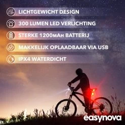 LED Fietsverlichting Set – Oplaadbaar Via USB - Voorlicht En Achterlicht - Waterbestendig - Complete Fietslamp Set -Fietsenwinkel 1200x1200 286