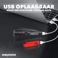 LED Fietsverlichting Set – Oplaadbaar Via USB - Voorlicht En Achterlicht - Waterbestendig - Complete Fietslamp Set -Fietsenwinkel 1200x1200 287
