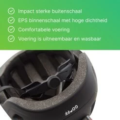 GOOFF® PILOT 3 In 1 Snorscooterhelm Met Afneembaar Vizier - Matzwart - Lichtgewicht Snorfiets Helm - NTA Gecertificeerd Speed Pedelec Helm - Geschikt Voor Blauw Kenteken Snorscooter En Snorfiets - Maat M - Voor Vrouwen En Mannen 20 GOOFF® PILOT 3 In 1 Snorscooterhelm Met Afneembaar Vizier - Matzwart - Lichtgewicht Snorfiets Helm - NTA Gecertificeerd Speed Pedelec Helm - Geschikt Voor Blauw Kenteken Snorscooter En Snorfiets - Maat M - Voor Vrouwen En Mannen -Fietsenwinkel 1200x1200 3