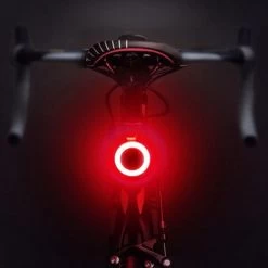 DesoMax® Fietslicht Achterlicht LED USB Oplaadbaar Helder Rond - Achterlicht Voor Racefiets En MTB – Herkenningslicht