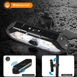 GoShops FY-1820 - Richtingaanwijzer Fiets - Knipperlichting - Fietsverlichting - LED - USB Oplaadbaar - Waterbestendig - Afstandsbediening - Draadloos - Verstelbaar - Achterlicht Fiets -Fietsenwinkel 1200x1200 316