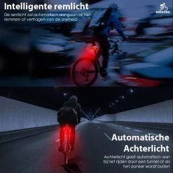 BikePro Fiets Achterlicht 2.0 Met Alarm En Richtingaanwijzer - IP54 Waterdicht - USB Oplaadbaar -Fietsenwinkel 1200x1200 324