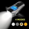 Voorlicht Fiets - Fietslicht - Led Voorlamp - 500 Lumen - Usb Oplaadbaar - Waterdicht - Koplamp Fiets - Snelheidsmeter - Claxon - Vier Standen -Fietsenwinkel 1200x1200 326