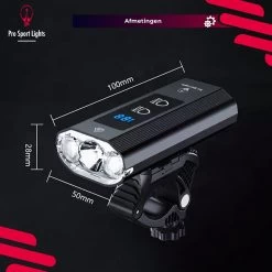 Fietslamp 1200 Lumen Fietsverlichting Pro Sport Lights Performance - Koplamp USB Oplaadbaar - Voorlicht Fietsverlichting -Fietsenwinkel 1200x1200 355