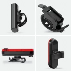 LifeGoods LED Fietsverlichting Set - Voorlicht En Achterlicht - USB Oplaadbaar - Zwart -Fietsenwinkel 1200x1200 380