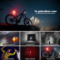 PRO LED 2022 Fietsverlichting Set - Racefiets Verlichting - Voorlicht En Achterlicht - Fietsaccessoires - USB Oplaadbaar - IP65 Waterdicht -Fietsenwinkel 1200x1200 385