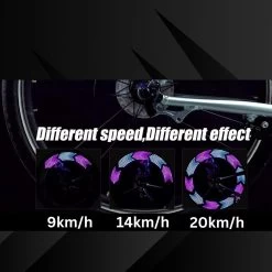 Spaakverlichting- Spaakverlichting Met Bewegingssenor- Spaakverlichting Kinderfiets- LED Voor Wiel- Waterdicht- 32 Verschillende Patronen- Makkelijk Te Installeren -Fietsenwinkel 1200x1200 443