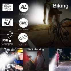 BOTC Fietsverlichting USB Oplaadbaar - Oplaadbare USB Led Fietslamp - Voorlicht & Achterlicht - Waterdicht -Fietsenwinkel 1200x1200 489