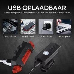 Rebela | Fietsverlichting Usb Oplaadbaar | Voorlicht En Achterlicht | Fietslamp LED | Fietsverlichting Set | Mountainbike -Fietsenwinkel 1200x1200 504