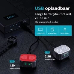 Inlustro Fietslamp Set - Voorlicht / Achterlicht - LED Fietslampjes Rood En Wit - Fietslicht Koplamp - Waterdicht - USB Oplaadbaar 14 Inlustro Fietslamp Set - Voorlicht / Achterlicht - LED Fietslampjes Rood En Wit - Fietslicht Koplamp - Waterdicht - USB Oplaadbaar -Fietsenwinkel 1200x1200 515